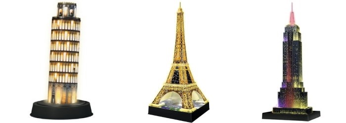3D világító puzzle